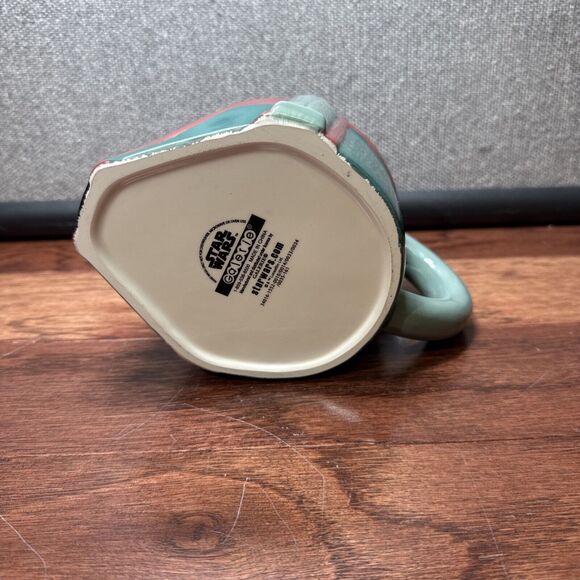 2012 GALERIE Star Wars BOBA FETT Helmet Ceramic 20oz Coffee Mug Cup - Picture 6 of 6